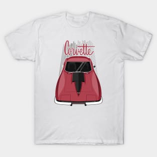 Corvette C2 - Maroon T-Shirt